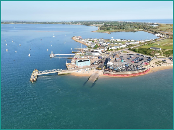 Langstone Harbour aerial